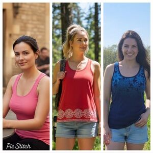 Eddie Bauer 3 Women’s Tank Tops Size Small